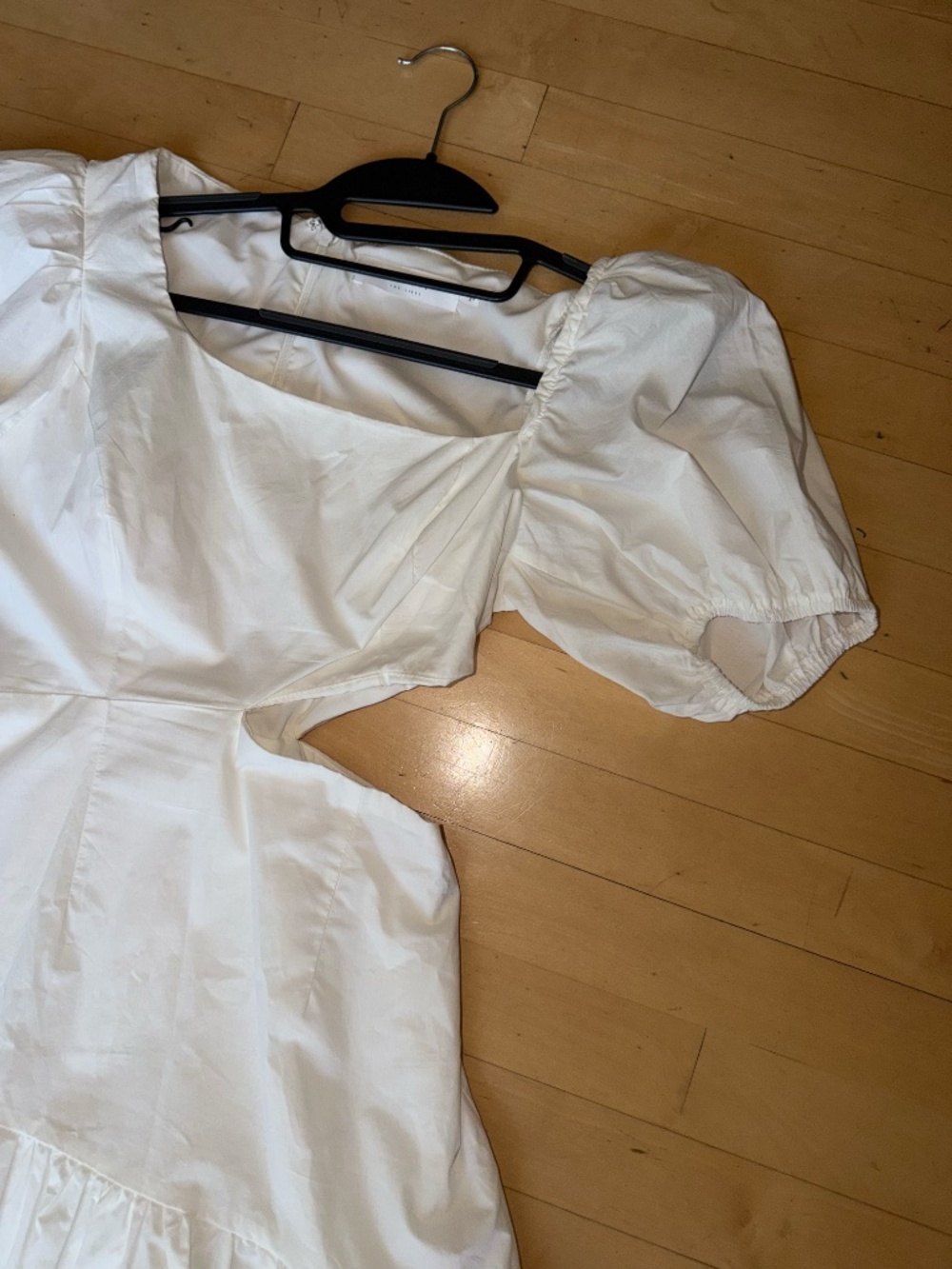 ASTR white mayfair cutout dress, S, - Picture 3 of 4